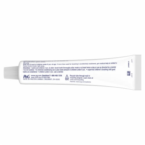 Crest + Scope Mint Outlast Complete Whitening Toothpaste Perspective: bottom