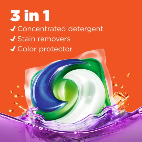Tide PODS Spring Meadow Liquid Laundry Detergent Soap Pacs Perspective: bottom