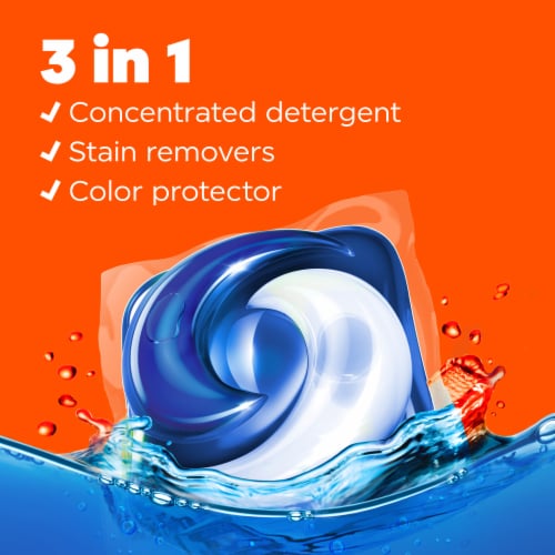 Tide PODS Original Liquid Laundry Detergent Pacs Perspective: bottom
