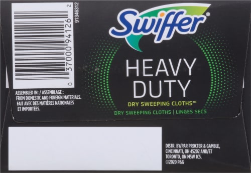 Swiffer® Gain Original Scent Heavy Duty Dry Sweeping Cloth Refills Perspective: bottom