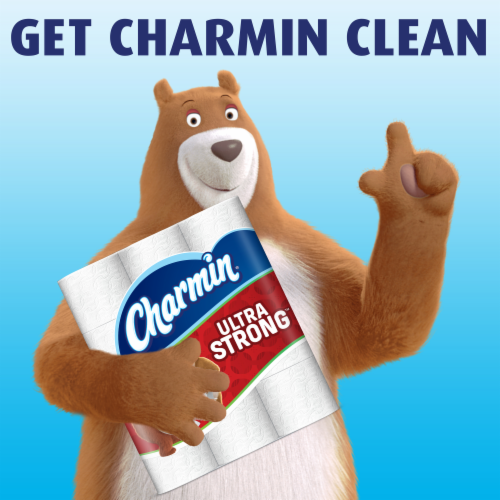 Charmin Ultra Strong Mega Roll Bath Tissue Perspective: bottom