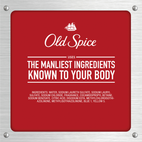 Old Spice Hardest Working Collection Dirt Destroyer Stronger Swagger Deep Clean Body Wash Perspective: bottom