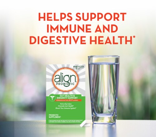 Align Gut Health & Immunity Support Probiotic Capsules Perspective: bottom