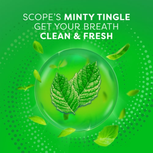 Crest Scope Cool Peppermint Outlast Mouthwash Perspective: bottom