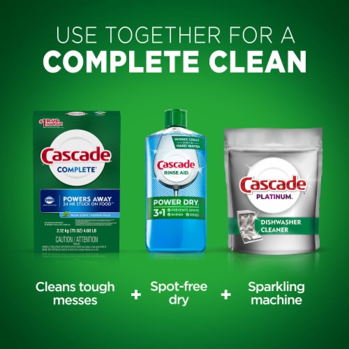 Cascade Powder Fresh Scent Dishwasher Detergent Perspective: bottom