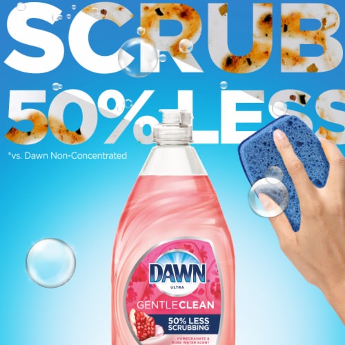 Dawn® Ultra Gentle Clean Pomegranate & Rose Water Scent Dish Liquid Perspective: bottom