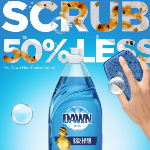 Dawn Ultra Original Scent Dishwashing Liquid Dish Soap Perspective: bottom