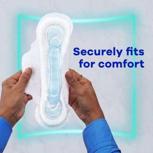 Always® Maxi Size 2 Super Long Pads with Wings Perspective: bottom