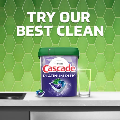 Cascade Complete ActionPacs Fresh Scent Dishwasher Detergent Pods Perspective: bottom
