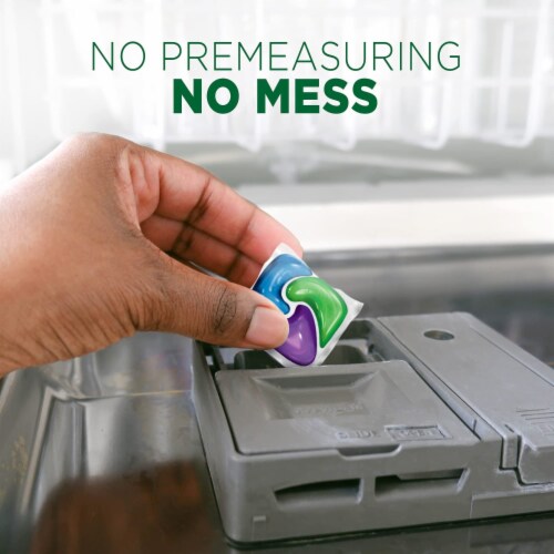 Cascade Platinum ActionPacs Fresh Scent Dishwasher Detergent Perspective: bottom