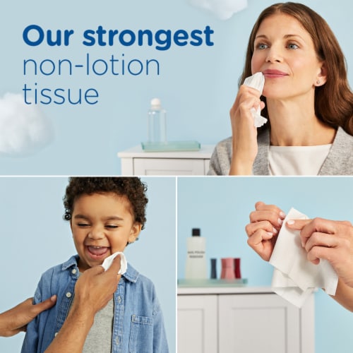 Puffs Ultra Soft Mega Cube Facial Tissues Perspective: bottom