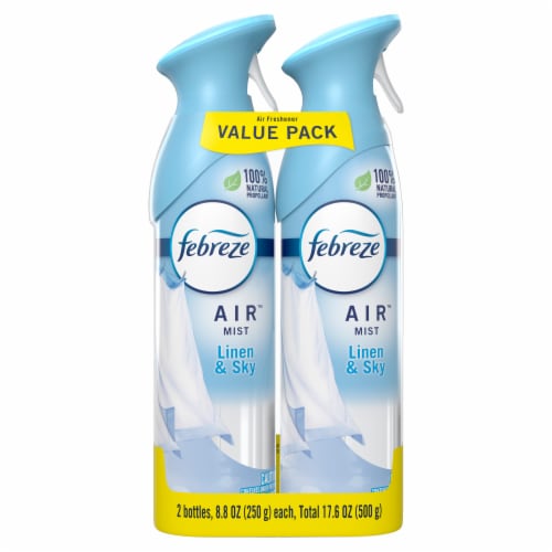Febreze Linen & Sky Odor Fighting Air Freshener Perspective: bottom