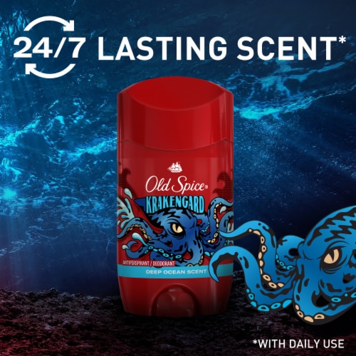 Old Spice Wild Collection Krakengard Invisible Solid Anti-Perspirant Deodorant Perspective: bottom