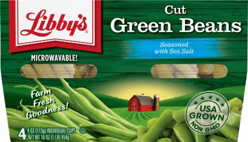 Libby's Cut Green Beans Cups Perspective: bottom