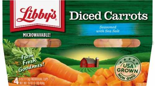 Libby's Diced Carrots Cups Perspective: bottom