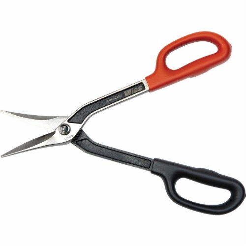 Crescent Wiss 12 In. Duckbill Tin Combination Pattern Snips WDF12D Perspective: bottom