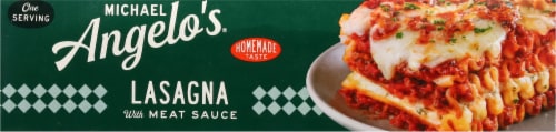 Michael Angelo's Lasagna with Meat Sauce Frozen Meal Perspective: bottom