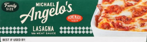 Michael Angelo's® Lasagna with Meat Sauce Frozen Meal Perspective: bottom
