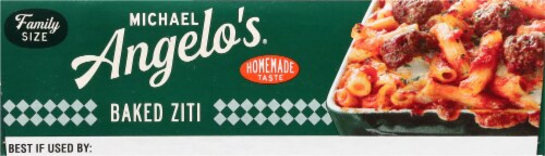 Michael Angelo's® Baked Ziti with Meatballs Family Size Frozen Meal Perspective: bottom