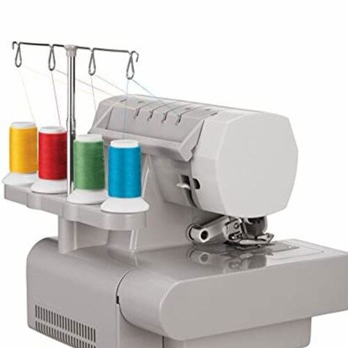 Singer 14HD854 120V Heavy Duty 2 to 4 Thread Stitch Serger Sewing Machine, Gray Perspective: bottom