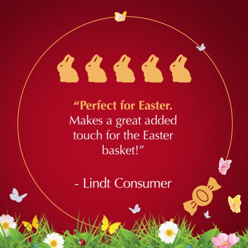 Lindt LINDOR Easter Milk Chocolate Candy Truffle Egg Perspective: bottom