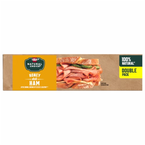 Hormel® Natural Choice® Sliced Honey Deli Ham Lunch Meat Double Pack Perspective: bottom