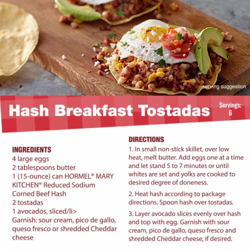 Mary Kitchen® Reduced Sodium Corned Beef Hash Perspective: bottom