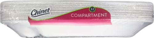 Chinet® Classic Compartment Paper Plates Perspective: bottom