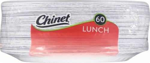 Chinet® Classic Lunch Paper Plates - White Perspective: bottom