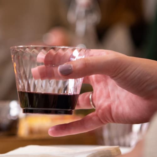 Chinet Crystal® Cup Perspective: bottom
