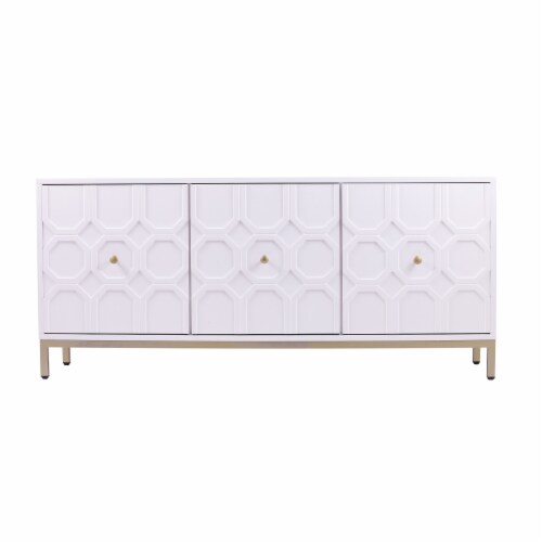 Walburg teller 3 discount door accent cabinet