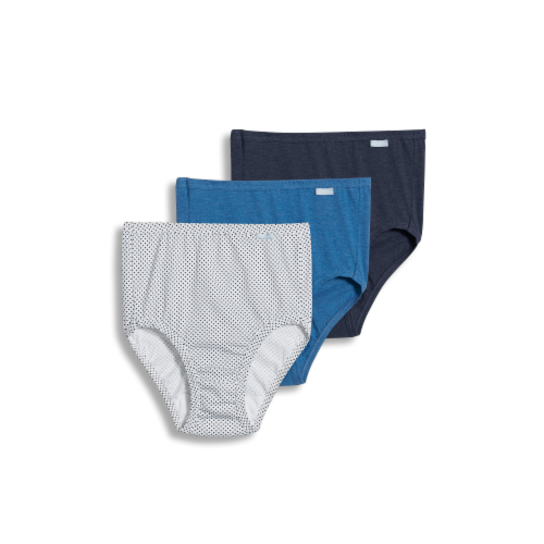 Jockey® Elance 3 Pack Women's Briefs - Blue Perspective: bottom