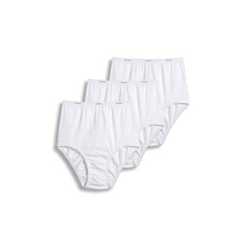 Jockey® Plus Size Classic Brief Underwear Pack Perspective: bottom