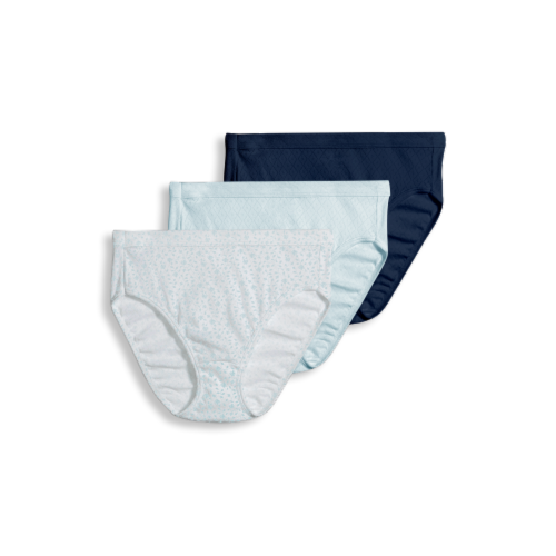 Jockey® Elance® Women's Breathe French Cut Underwear Pack - Blue/Vine/Midnight Perspective: bottom