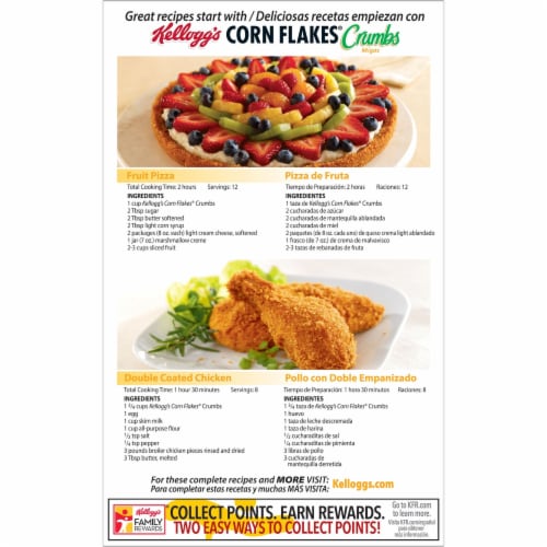 Kellogg's Corn Flakes Original Crumbs Perspective: bottom