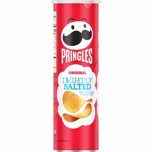 Pringles® Lightly Salted Original Potato Crisps Chips Perspective: bottom