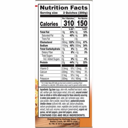 Kellogg's Special K Crustless Quiche, 7 oz - Ralphs