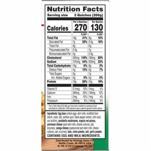 Kellogg's Special K Crustless Quiche Perspective: bottom
