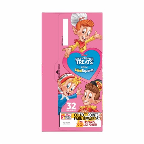 Kellogg's Rice Krispies Treats Original Mini Marshmallow Snack Bars Perspective: bottom