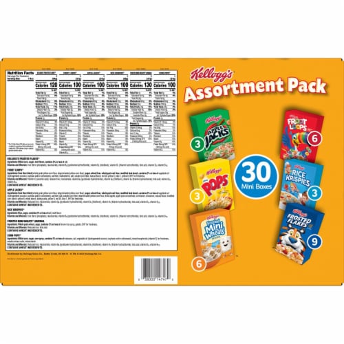 Kellogg's® Variety Pack Cereal Perspective: bottom