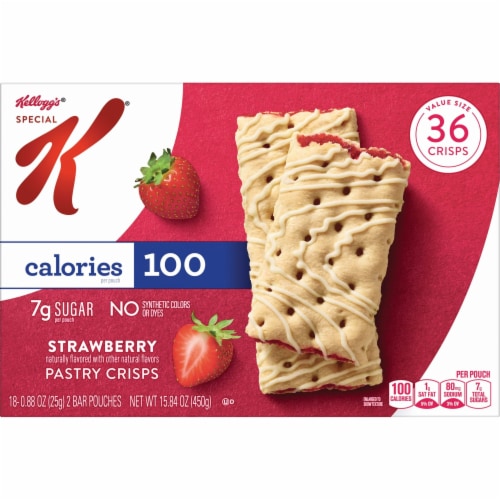 Kellogg's Special K Strawberry Pastry Crisps Value Size Perspective: bottom