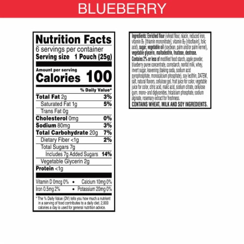 Kellogg's Special K Blueberry Pastry Crisps Perspective: bottom