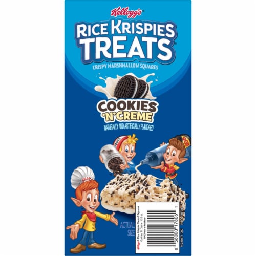 Kellogg's Rice Krispies Treats Cookies'n'Creme Marshmallow Snack Bars Perspective: bottom