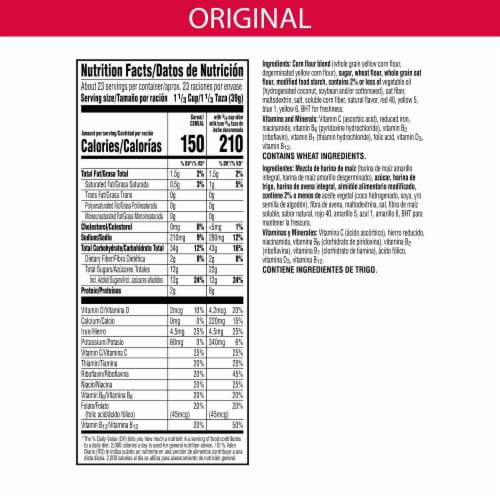 Kellogg's Froot Loops Original Cold Breakfast Cereal Perspective: bottom