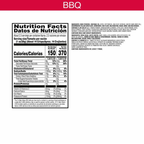 Pringles® BBQ Grab N' Go Snack Pack Potato Crisps Chips Perspective: bottom