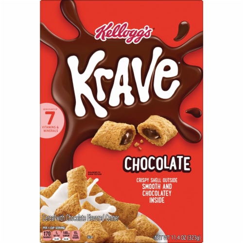 Kellogg's® Krave Chocolate Cereal Perspective: bottom