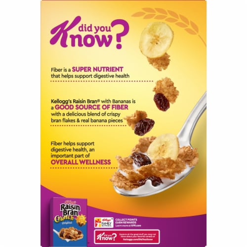 Kellogg's® Raisin Bran with Bananas Cereal Perspective: bottom