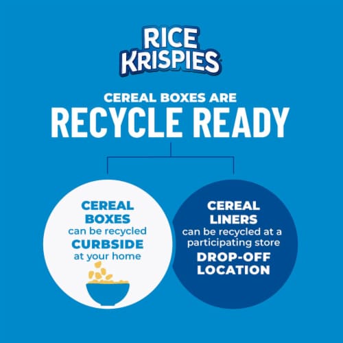 Kellogg's® Rice Krispies Large Size Cereal Perspective: bottom