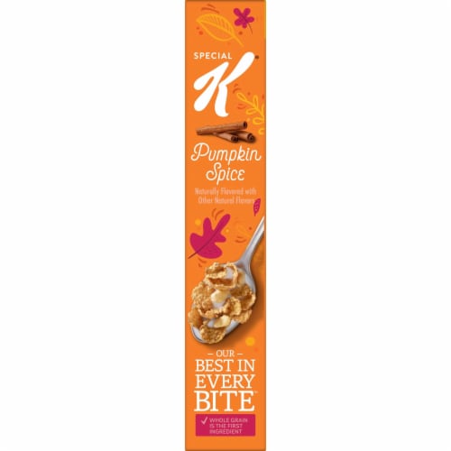 Kellogg's Special K Pumpkin Spice Cold Breakfast Cereal Family Size Perspective: bottom