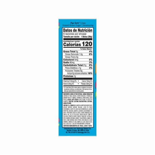 Pop-Tarts Frosted Brown Sugar Crisps Baked Snack Bars Perspective: bottom